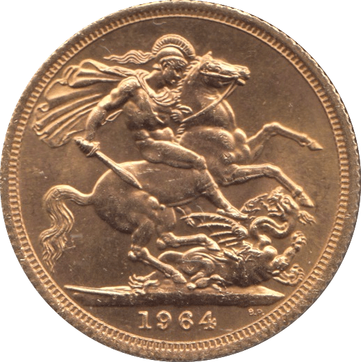 1964 GOLD SOVEREIGN ( UNC ) - SOVEREIGN - Cambridgeshire Coins