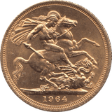 1964 GOLD SOVEREIGN ( UNC ) - SOVEREIGN - Cambridgeshire Coins