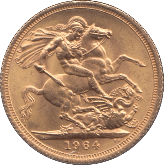 1964 GOLD SOVEREIGN ( UNC ) - SOVEREIGN - Cambridgeshire Coins