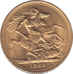 1964 GOLD SOVEREIGN ( UNC ) - Sovereign - Cambridgeshire Coins
