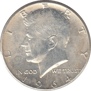 1964 HALF DOLLAR USA - WORLD COINS - Cambridgeshire Coins