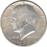 1964 HALF DOLLAR USA - WORLD COINS - Cambridgeshire Coins