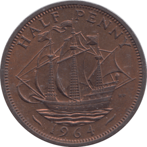 1964 HALF PENNY ( BU ) - HALFPENNY - Cambridgeshire Coins