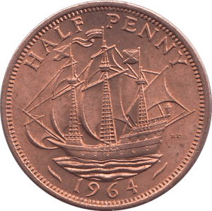 1964 HALFPENNY ( BU ) - HALFPENNY - Cambridgeshire Coins