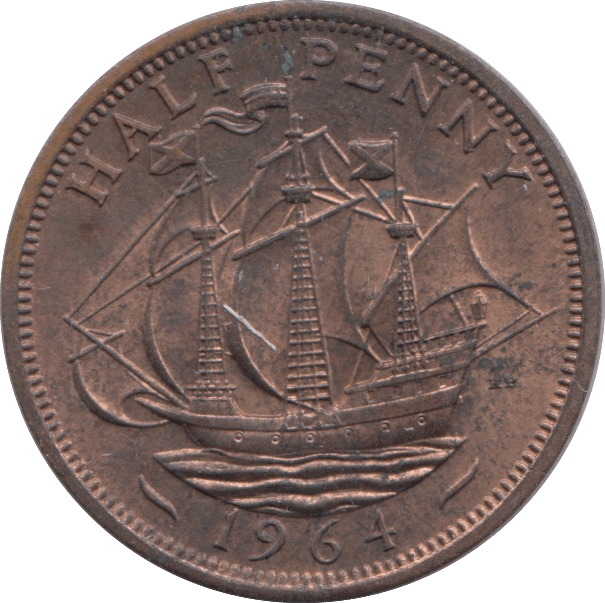 1964 HALFPENNY ( UNC ) - Halfpenny - Cambridgeshire Coins