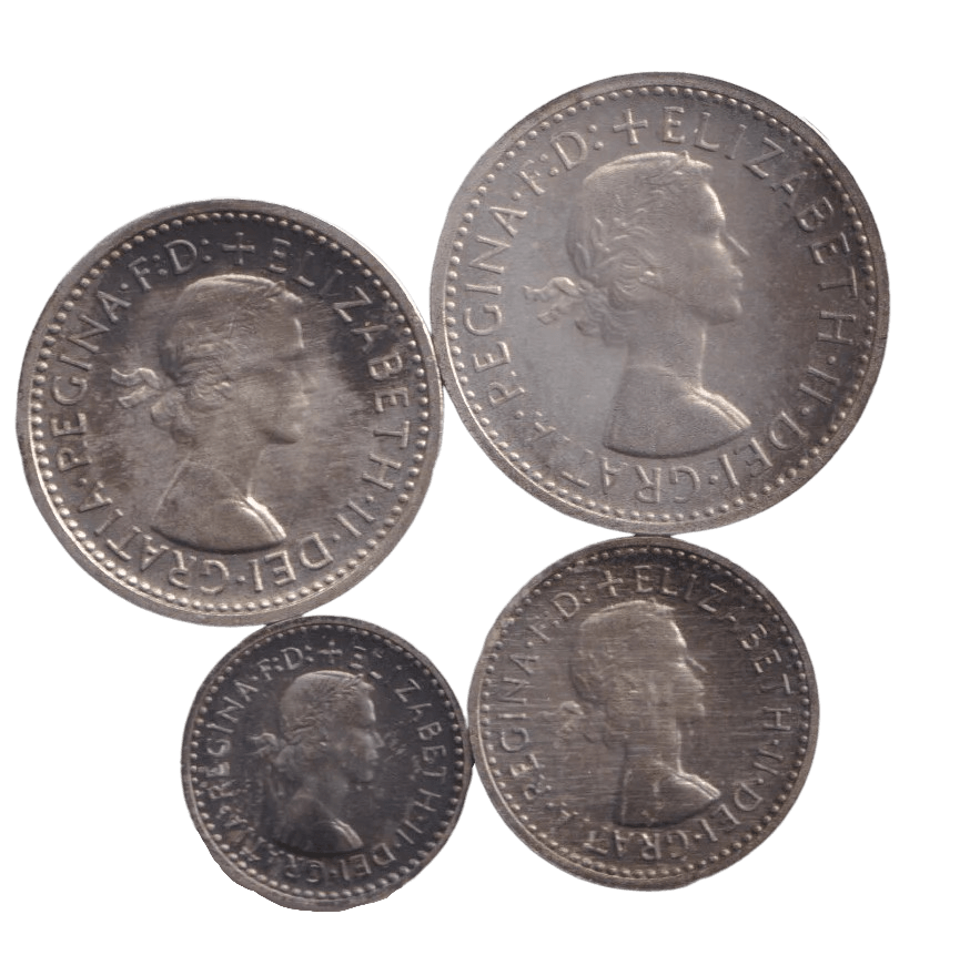 1964 MAUNDY SET WESTMINSTER ABBEY ELIZABETH II - Maundy Set - Cambridgeshire Coins