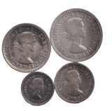1964 MAUNDY SET WESTMINSTER ABBEY ELIZABETH II - Maundy Set - Cambridgeshire Coins