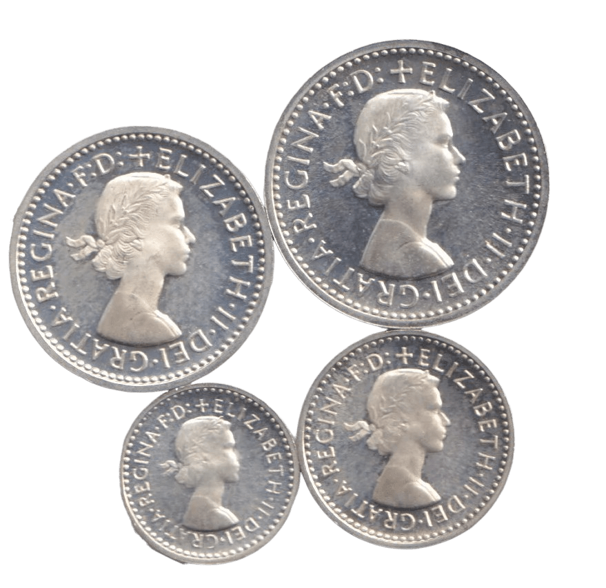 1964 MAUNDY SET WESTMINSTER ABBEY ELIZABETH II - Maundy Set - Cambridgeshire Coins