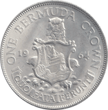 1964 ONE CROWN BERMUDA - WORLD COINS - Cambridgeshire Coins