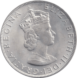 1964 ONE CROWN BERMUDA - WORLD COINS - Cambridgeshire Coins