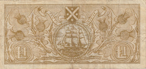 1964 ONE POUND BANK OF SCOTLAND BANKNOTE REF SCOT - 78 - World Banknotes - Cambridgeshire Coins