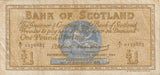 1964 ONE POUND BANK OF SCOTLAND BANKNOTE REF SCOT - 78 - World Banknotes - Cambridgeshire Coins
