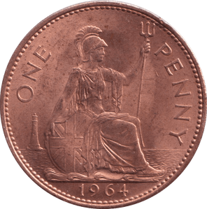1964 PENNY ( BU ) - PENNY - Cambridgeshire Coins