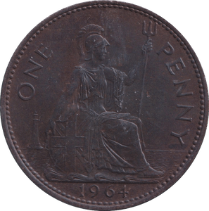 1964 PENNY ( UNC ) - PENNY - Cambridgeshire Coins