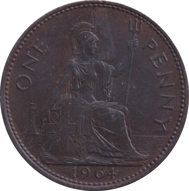1964 PENNY ( UNC ) - PENNY - Cambridgeshire Coins