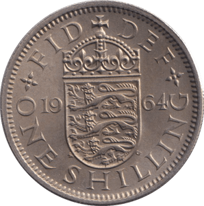 1964 SHILLING ( AUNC ) - SHILLING - Cambridgeshire Coins