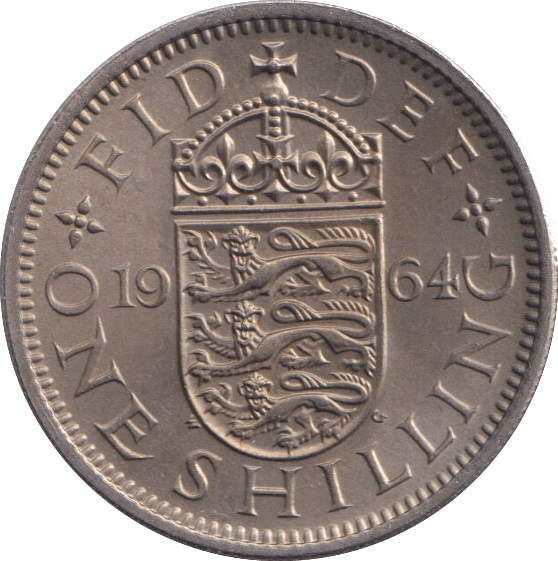 1964 SHILLING ( AUNC ) - SHILLING - Cambridgeshire Coins