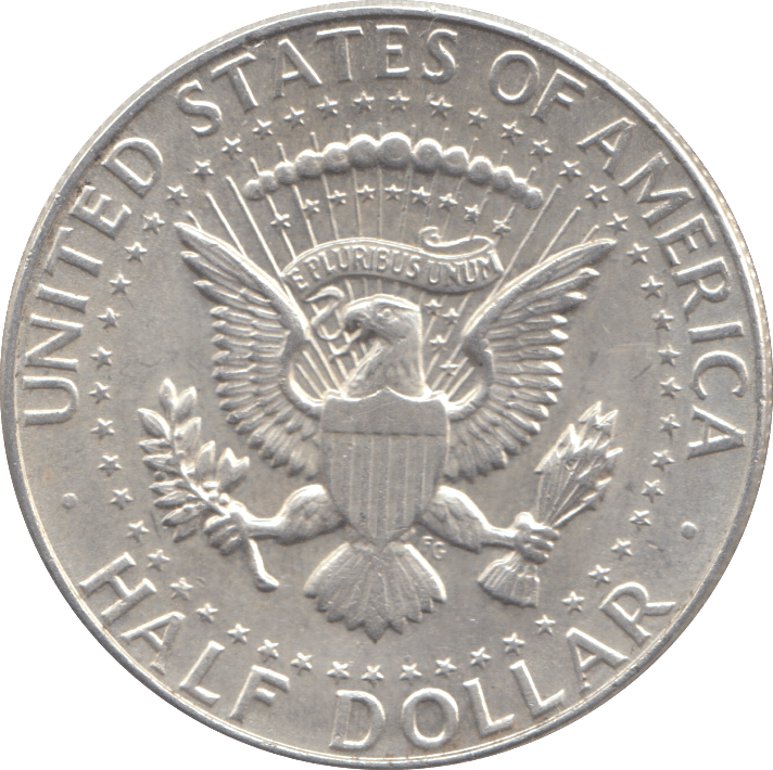 1964 SILVER 1/2 DOLLAR USA - WORLD COINS - Cambridgeshire Coins