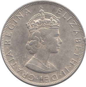1964 SILVER BERMUDA CROWN - SILVER WORLD COINS - Cambridgeshire Coins