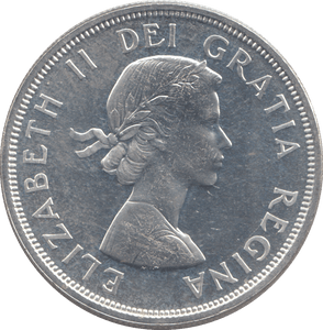 1964 SILVER CANADA DOLLAR - SILVER WORLD COINS - Cambridgeshire Coins