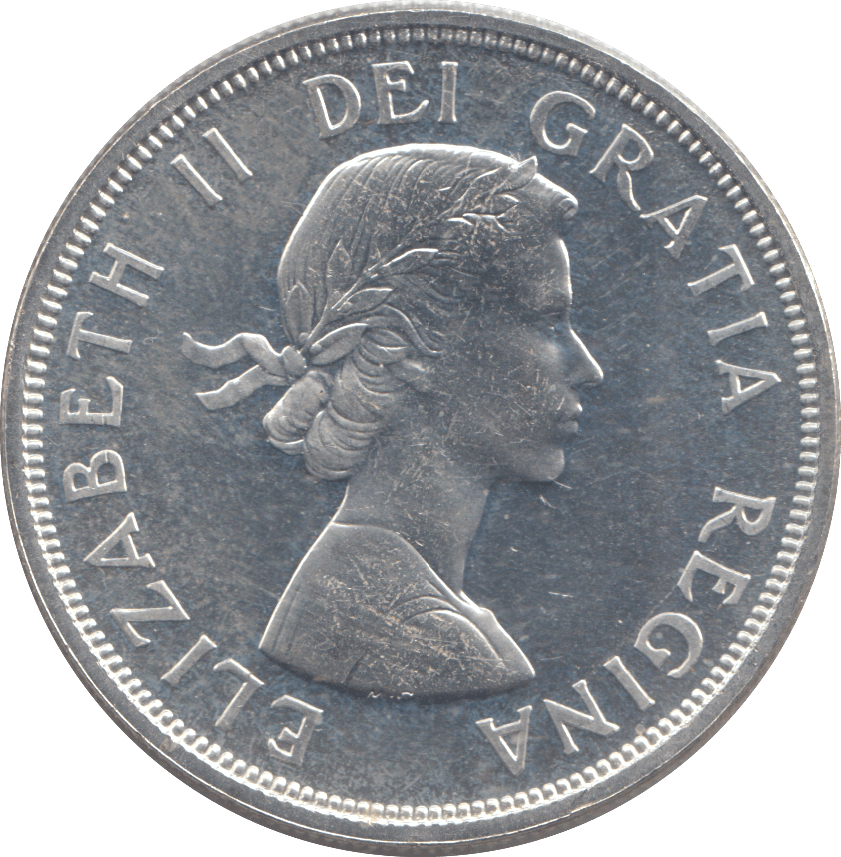 1964 SILVER CANADA DOLLAR - SILVER WORLD COINS - Cambridgeshire Coins
