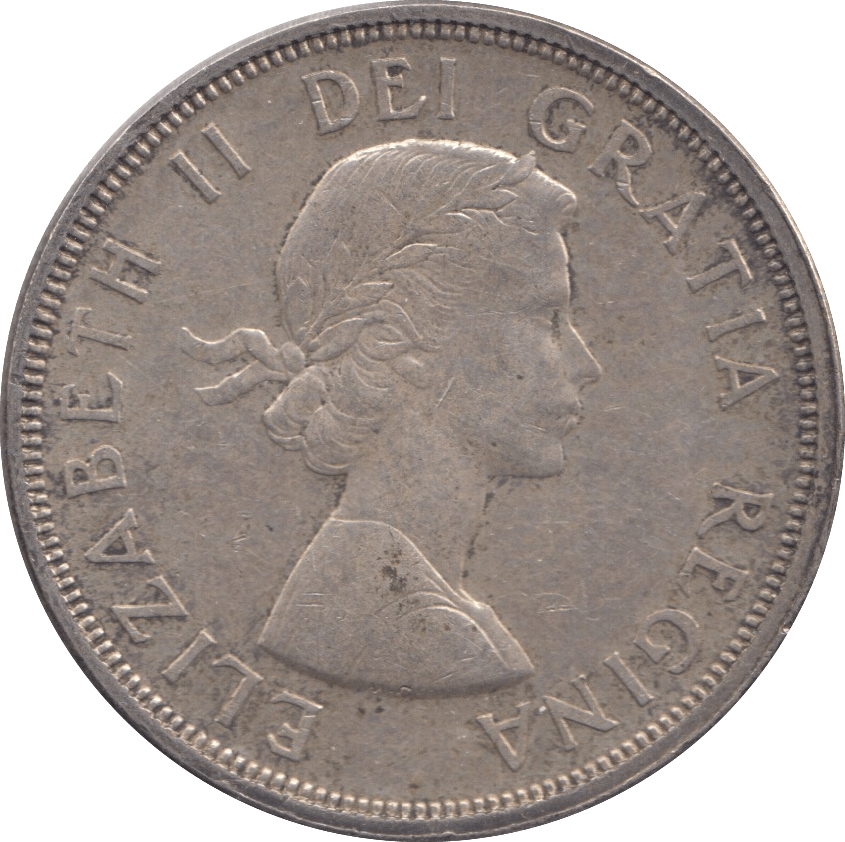 1964 SILVER CANADIAN $1 - SILVER WORLD COINS - Cambridgeshire Coins