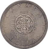 1964 SILVER CANADIAN $1 - SILVER WORLD COINS - Cambridgeshire Coins