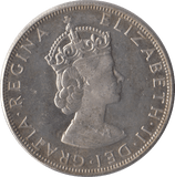 1964 SILVER CROWN BERMUDA - SILVER WORLD COINS - Cambridgeshire Coins