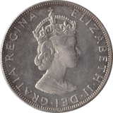 1964 SILVER CROWN BERMUDA - SILVER WORLD COINS - Cambridgeshire Coins