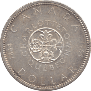 1964 SILVER DOLLAR CANADA - SILVER WORLD COINS - Cambridgeshire Coins