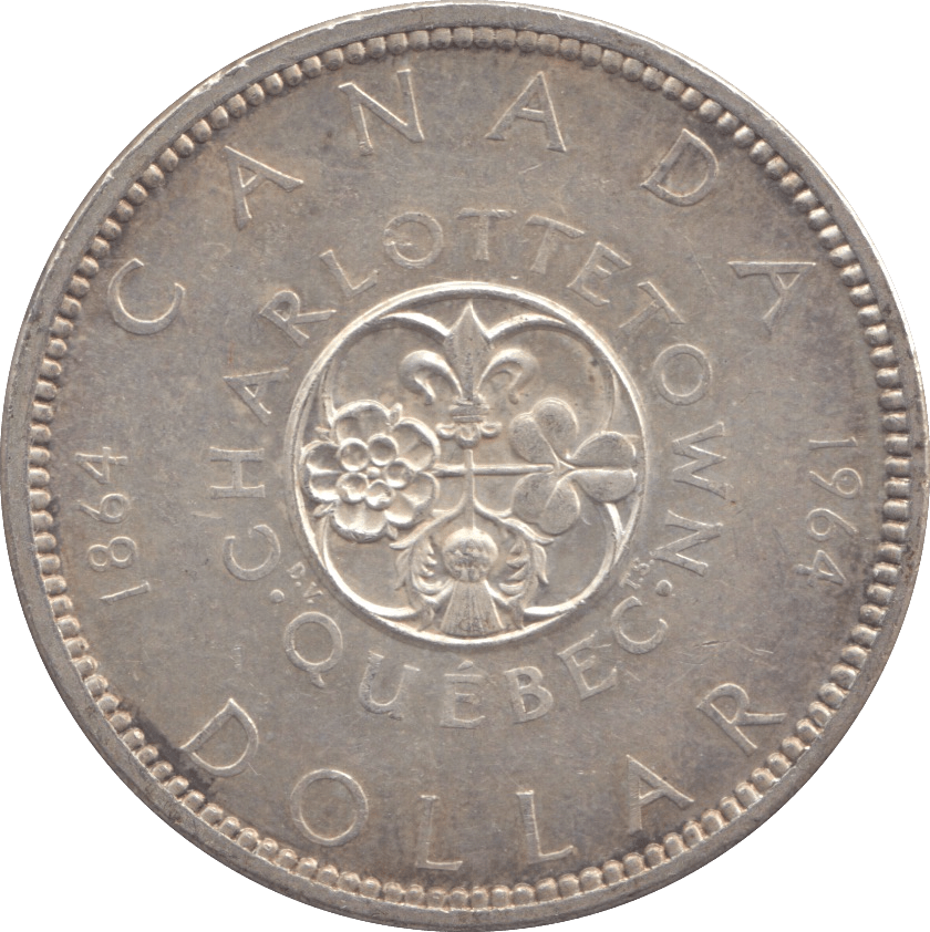 1964 SILVER DOLLAR CANADA - SILVER WORLD COINS - Cambridgeshire Coins