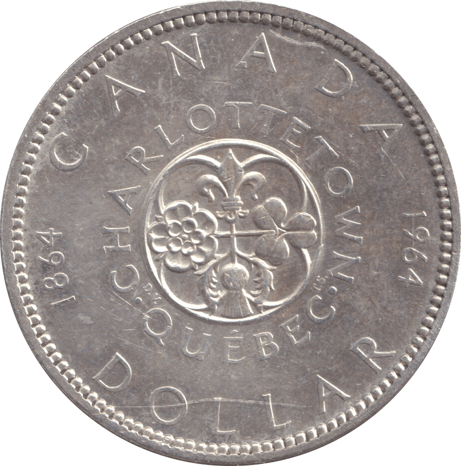 1964 SILVER DOLLAR CANADA - SILVER WORLD COINS - Cambridgeshire Coins