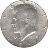 1964 SILVER HALF DOLLAR ( USA ) - SILVER WORLD COINS - Cambridgeshire Coins
