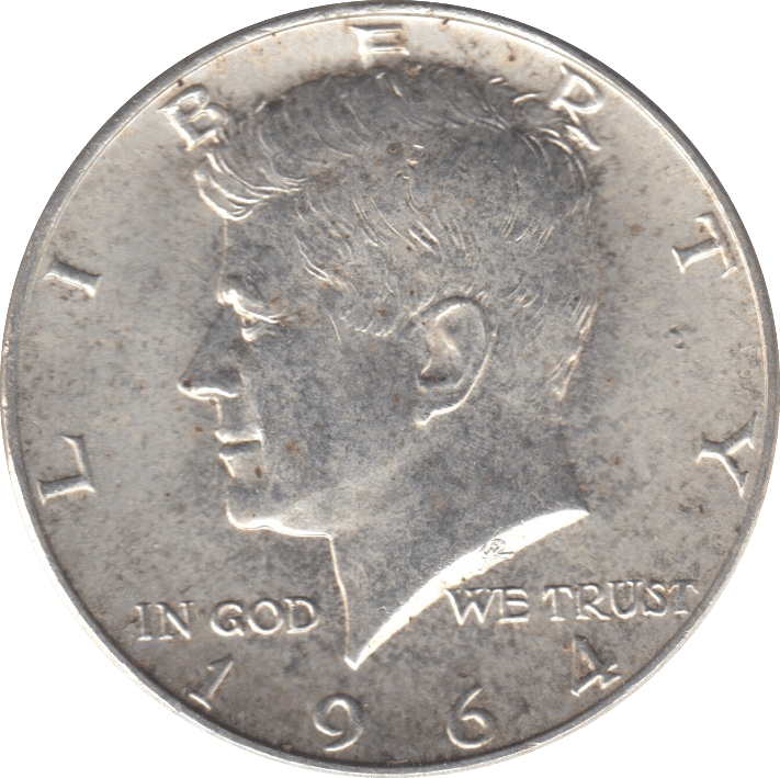 1964 SILVER HALF DOLLAR ( USA ) - SILVER WORLD COINS - Cambridgeshire Coins