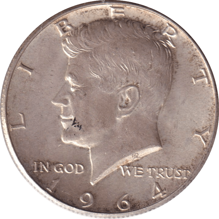 1964 SILVER HALF DOLLAR USA - SILVER WORLD COINS - Cambridgeshire Coins