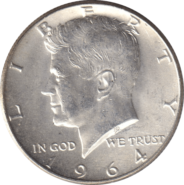 1964 SILVER HALF DOLLAR USA - SILVER WORLD COINS - Cambridgeshire Coins
