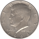 1964 SILVER HALF DOLLAR USA - SILVER WORLD COINS - Cambridgeshire Coins