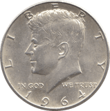 1964 SILVER HALF DOLLAR USA - SILVER WORLD COINS - Cambridgeshire Coins