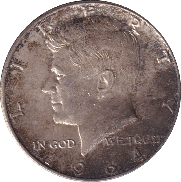 1964 SILVER HALF DOLLAR USA - SILVER WORLD COINS - Cambridgeshire Coins