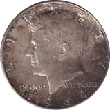 1964 SILVER HALF DOLLAR USA - SILVER WORLD COINS - Cambridgeshire Coins