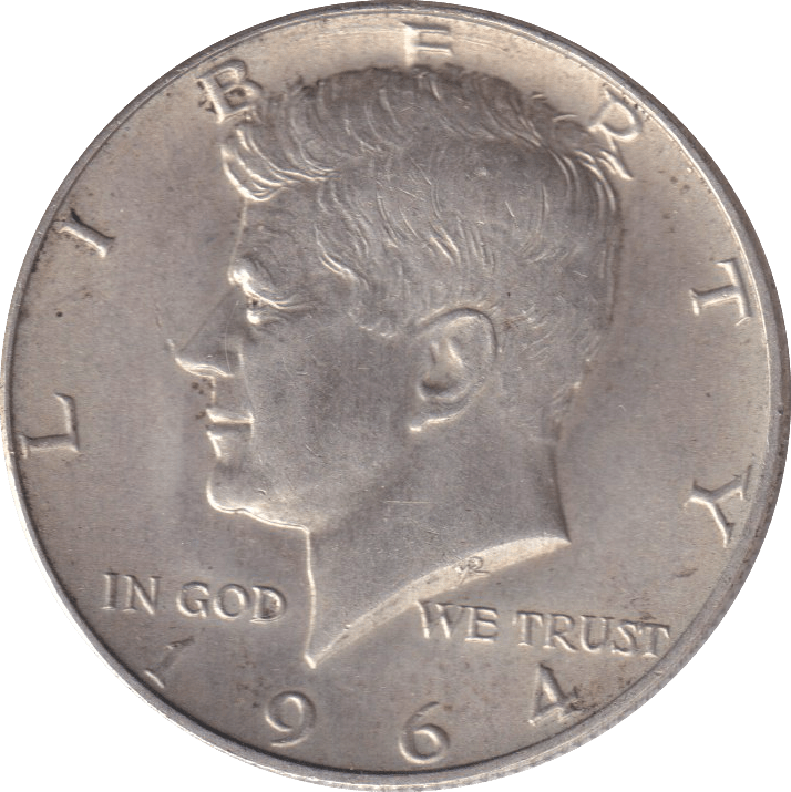 1964 SILVER HALF DOLLAR USA - SILVER WORLD COINS - Cambridgeshire Coins