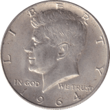 1964 SILVER HALF DOLLAR USA - SILVER WORLD COINS - Cambridgeshire Coins