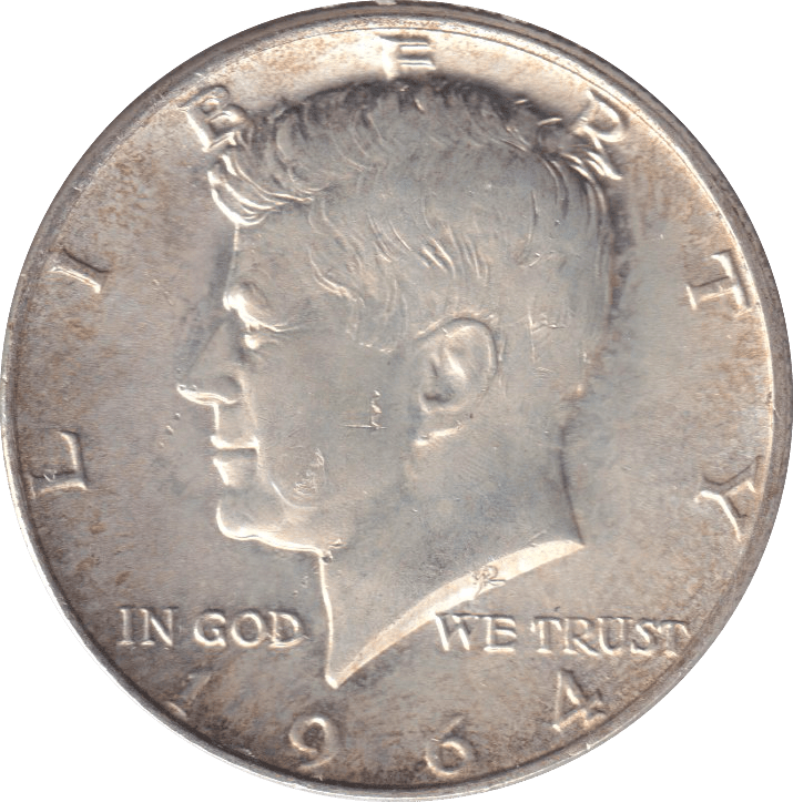 1964 SILVER HALF DOLLAR USA - SILVER WORLD COINS - Cambridgeshire Coins