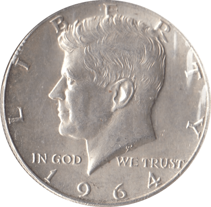 1964 SILVER HALF DOLLAR USA - SILVER WORLD COINS - Cambridgeshire Coins