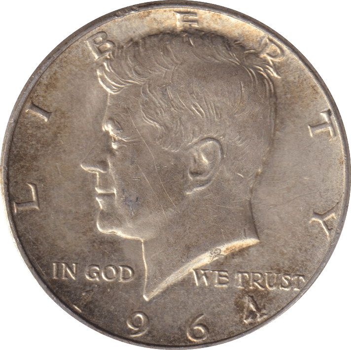 1964 SILVER HALF DOLLAR USA - SILVER WORLD COINS - Cambridgeshire Coins