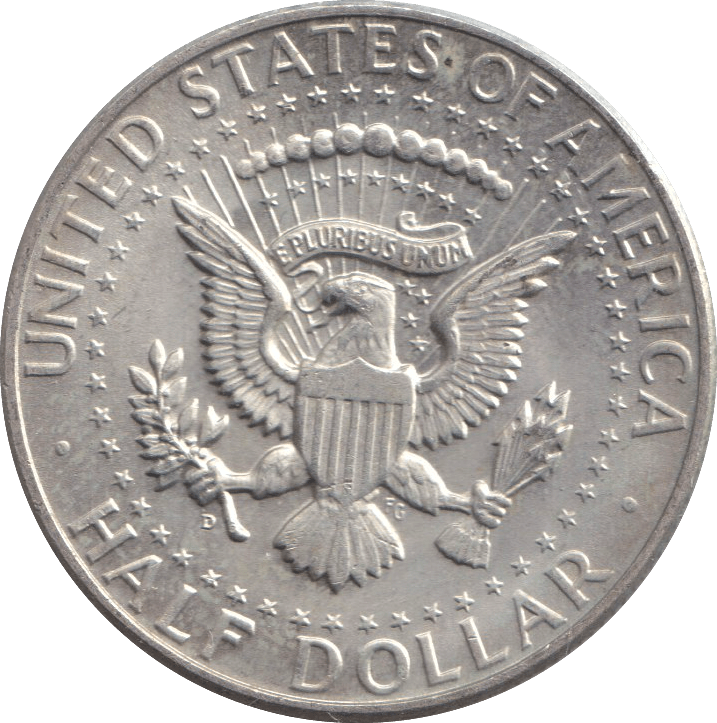 1964 SILVER HALF DOLLAR USA - SILVER WORLD COINS - Cambridgeshire Coins