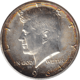 1964 SILVER HALF DOLLAR - SILVER WORLD COINS - Cambridgeshire Coins