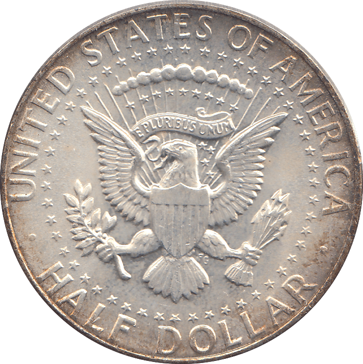 1964 SILVER KENNEDY HALF DOLLAR USA - SILVER WORLD COINS - Cambridgeshire Coins