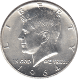 1964 SILVER LIBERTY EAGLE HALF DOLLAR USA - SILVER WORLD COINS - Cambridgeshire Coins