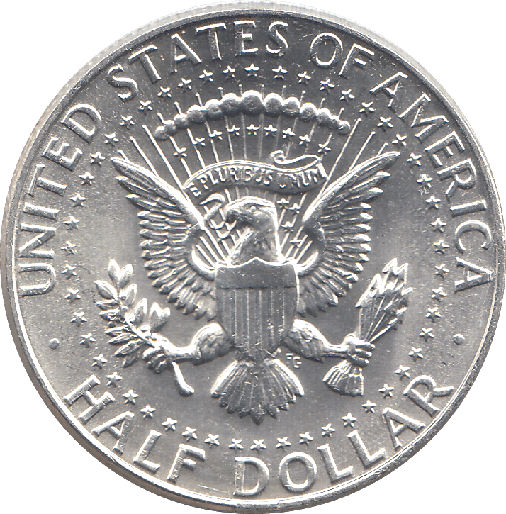 1964 SILVER LIBERTY EAGLE HALF DOLLAR USA - SILVER WORLD COINS - Cambridgeshire Coins